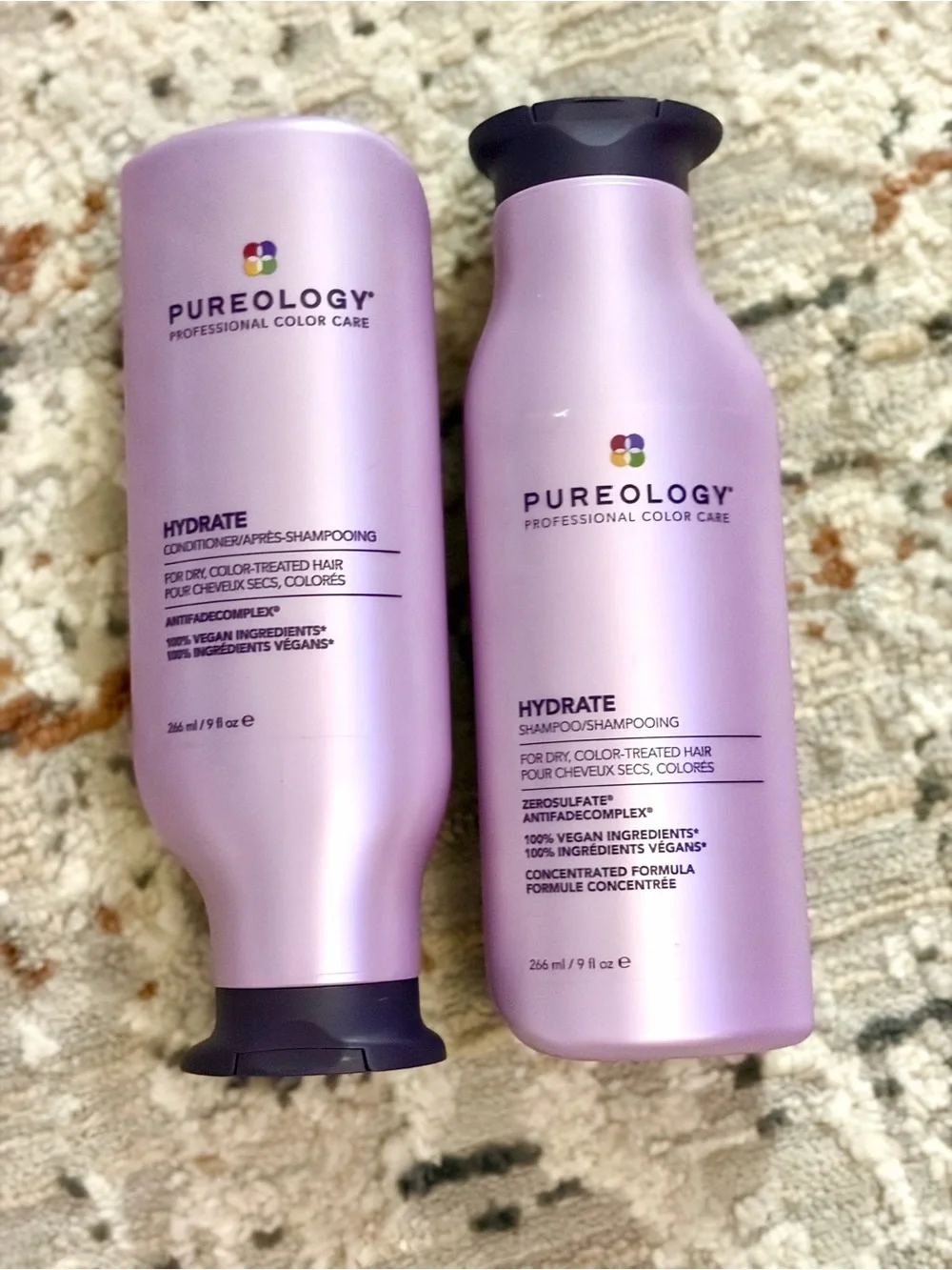 Pureology Hydrate Shampoo & Conditioner Duo - Pale Purple Sealed.